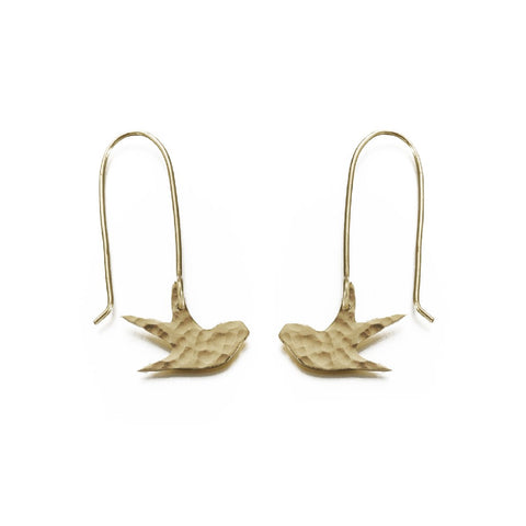 Swallow Earrings - Jewellery - Eighteen Rabbit Fair Trade  - 1