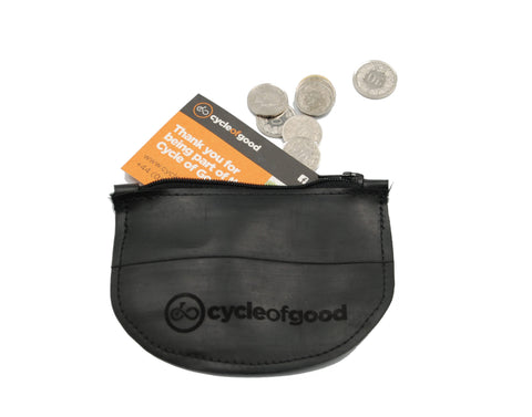 Cycle of Good Recycled Tyre Coin Purse