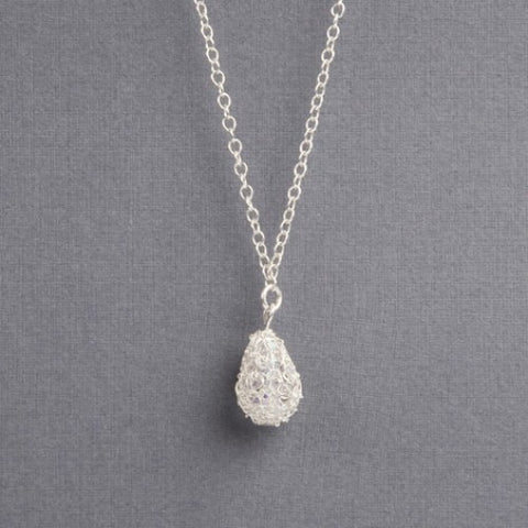 Cristabel pear drop pendant - Jewellery - Eighteen Rabbit Fair Trade  - 1